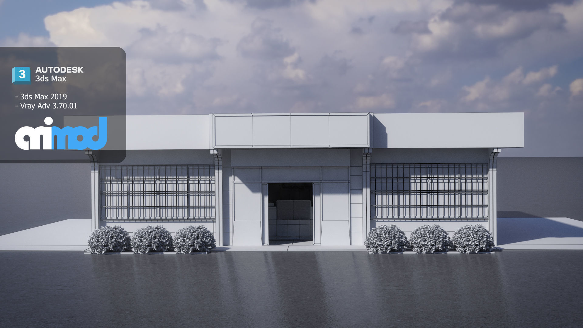 TW police office 01 3D model_7