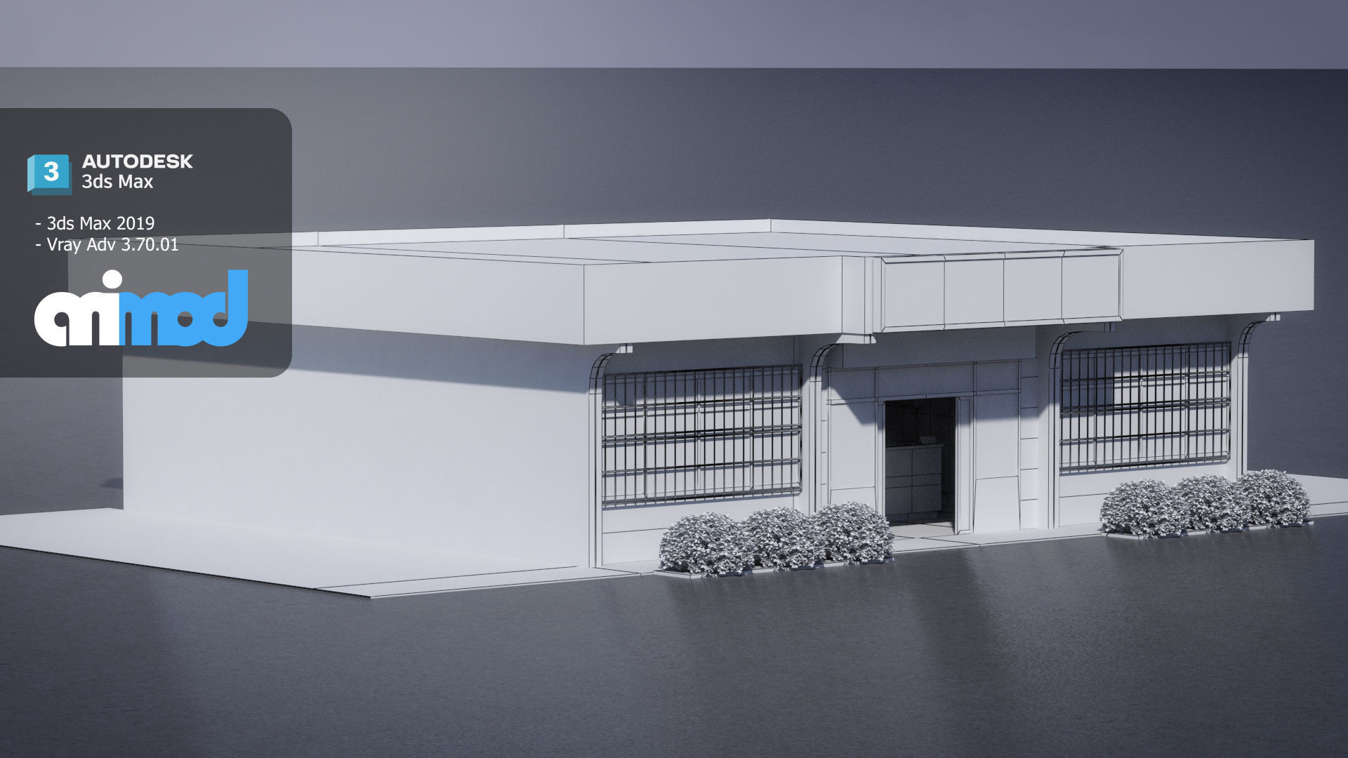 TW police office 01 3D model_6
