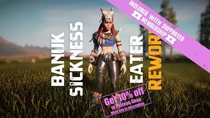  Banuk Sickness Eater Rework - Horizon Zero Dawn 3D model