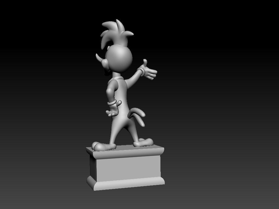 Woody woodpecker 3D print model_3