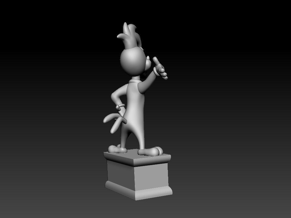 Woody woodpecker 3D print model_2