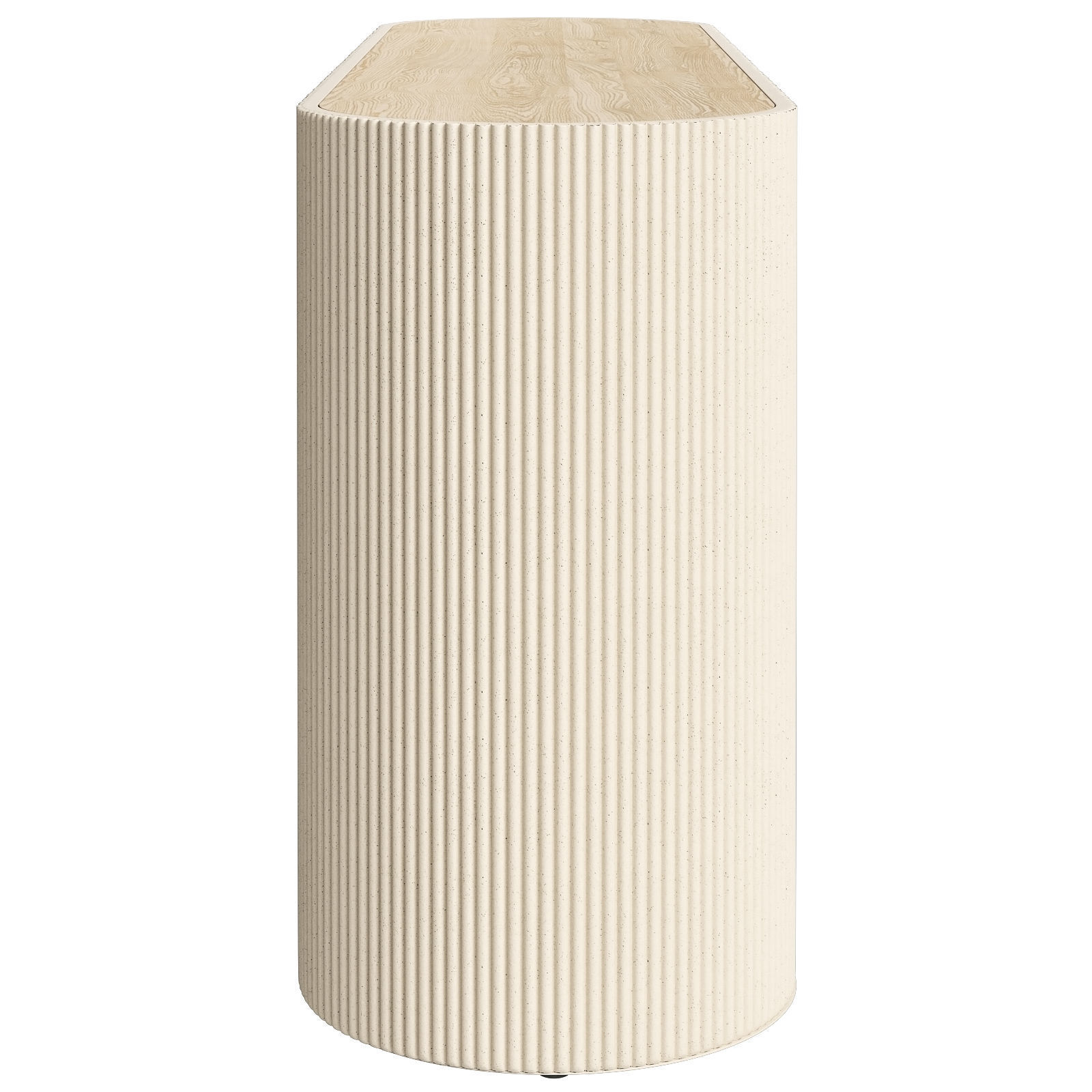 Crate and Barrel console table Kahn 3D model_2