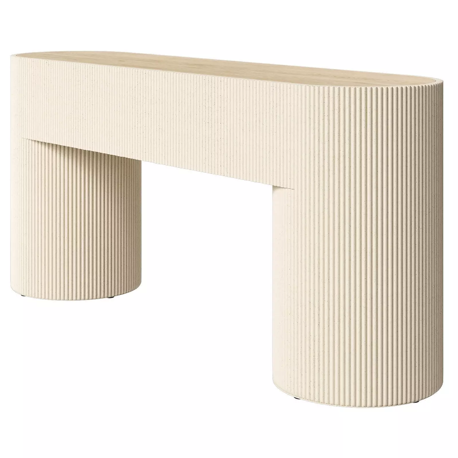 Crate and Barrel console table Kahn 3D model_0