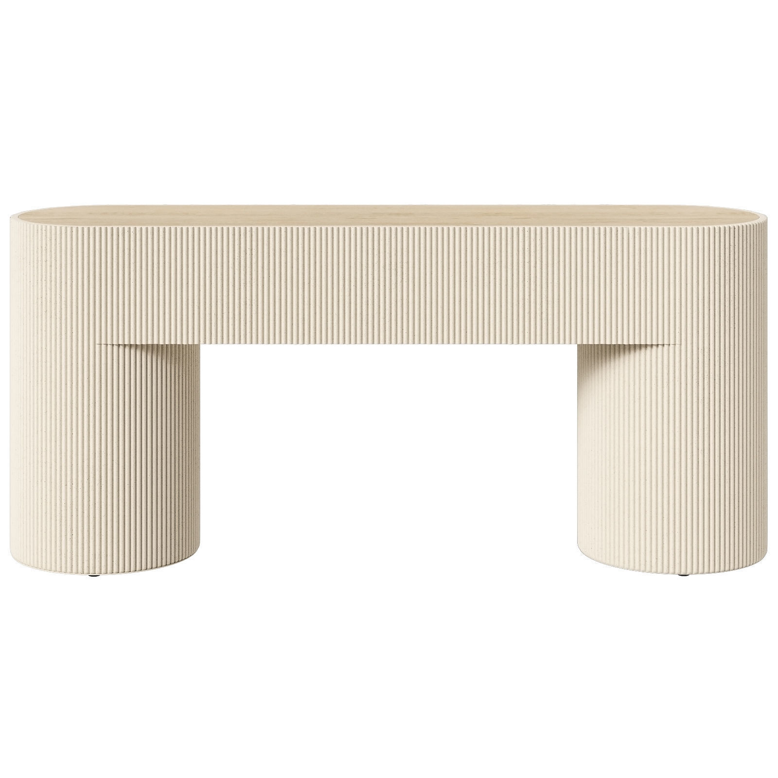 Crate and Barrel console table Kahn 3D model_1