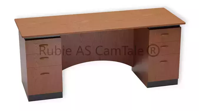Curved Executive Desk