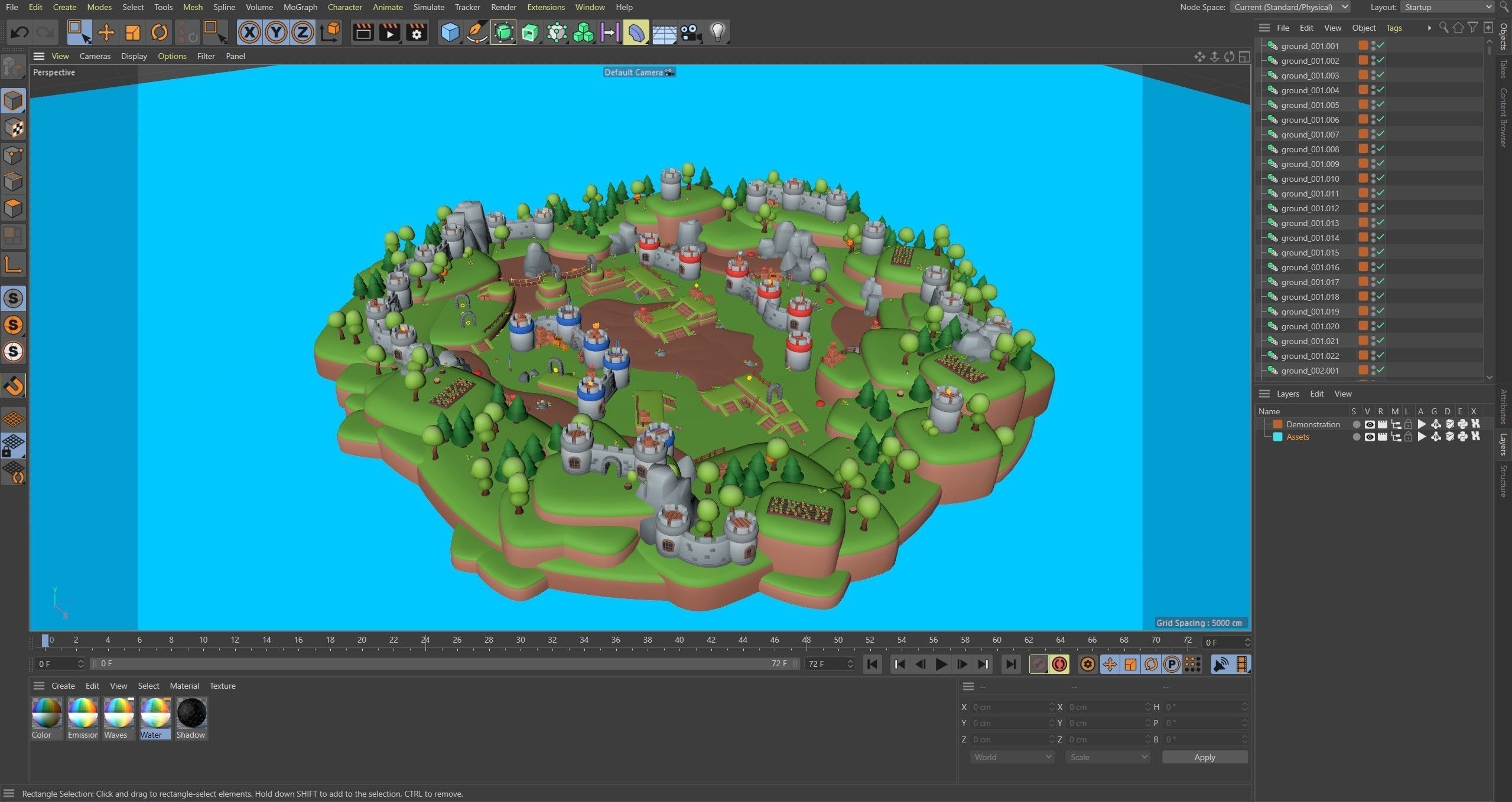 Kingdom Low-poly 3D model_25