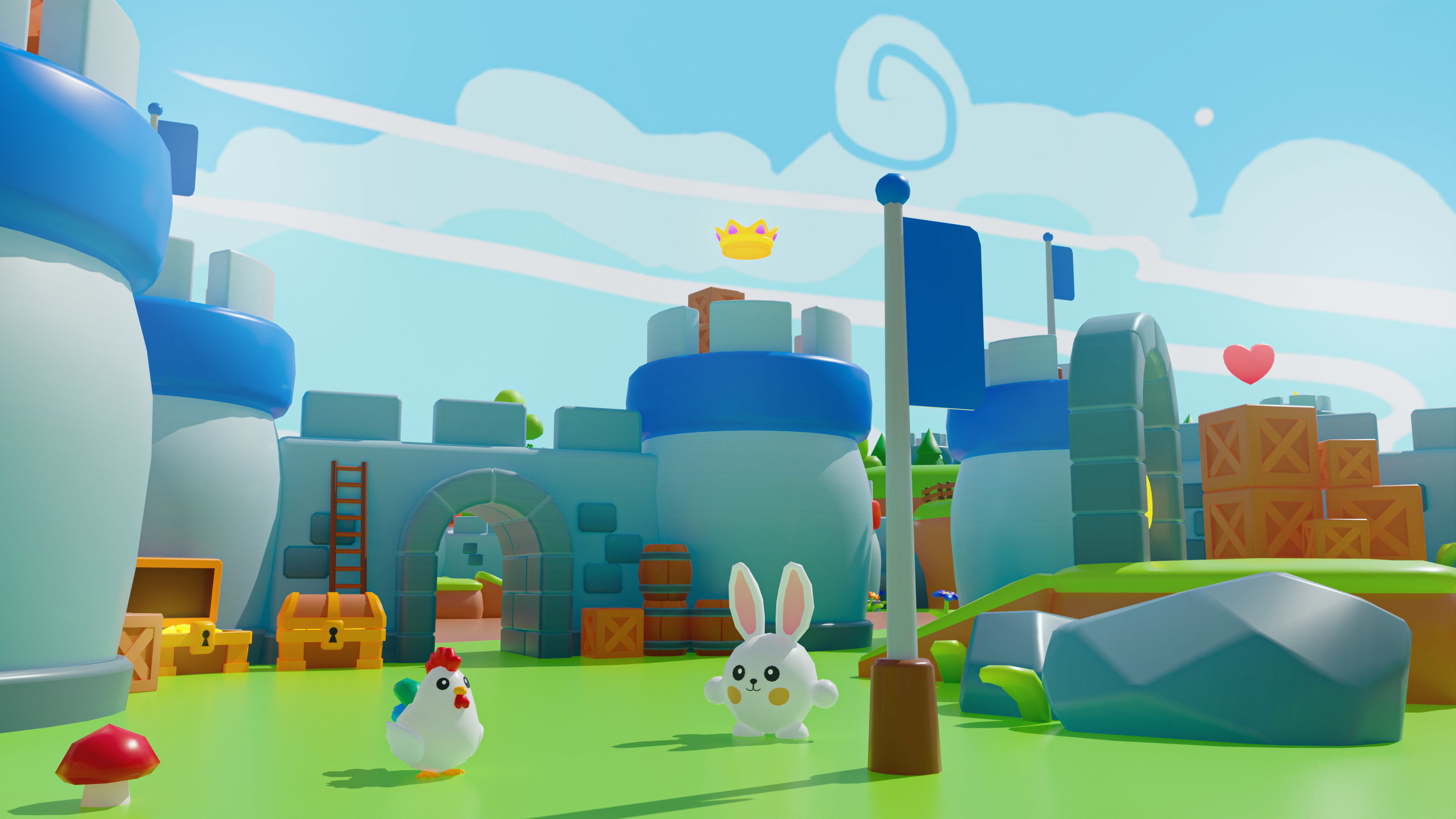 Kingdom Low-poly 3D model_14