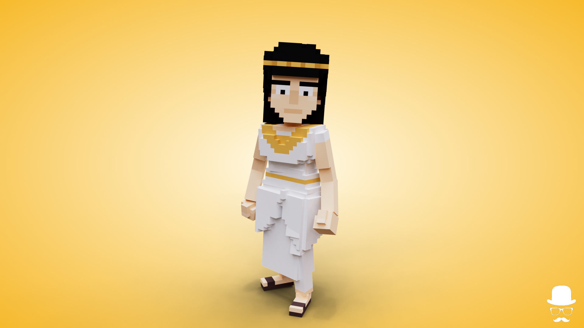 Voxel Characters Pack - Low Poly 3D Art Low-poly 3D model_12
