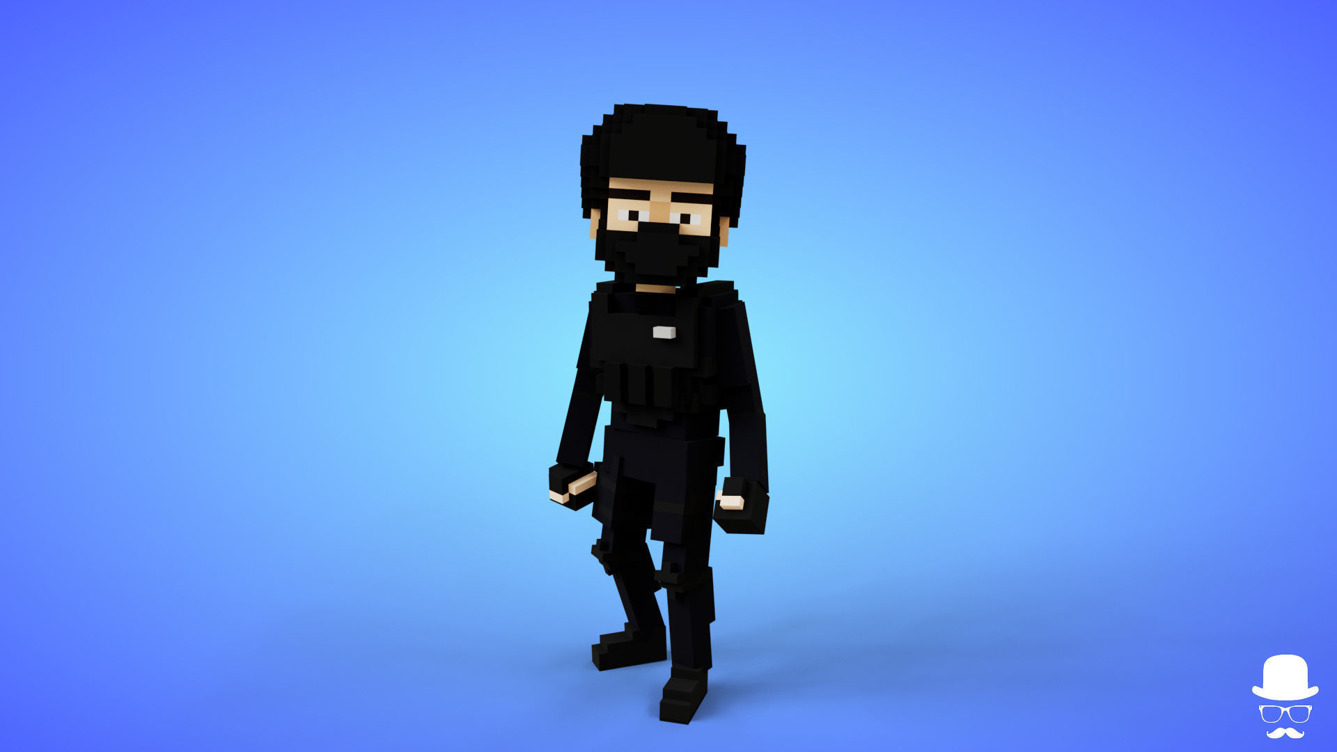 Voxel Characters Pack - Low Poly 3D Art Low-poly 3D model_20
