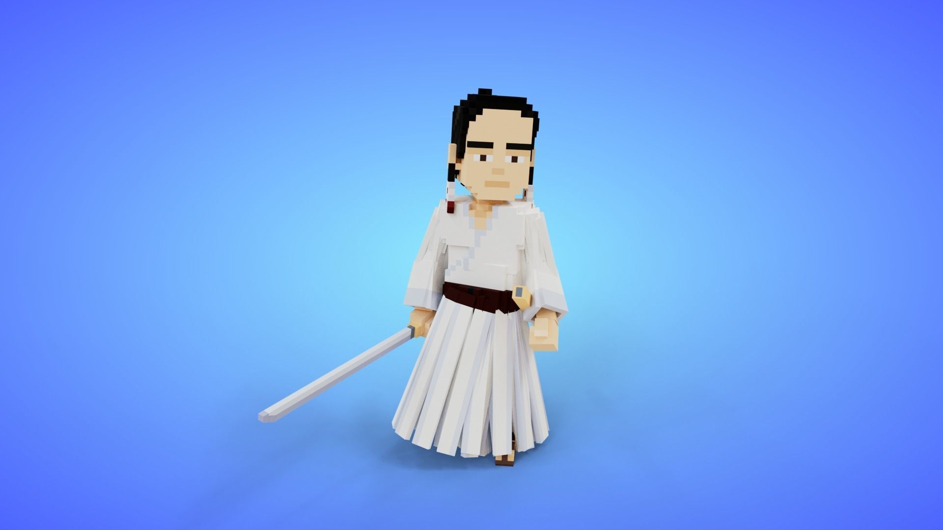 Voxel Characters Pack - Low Poly 3D Art Low-poly 3D model_18