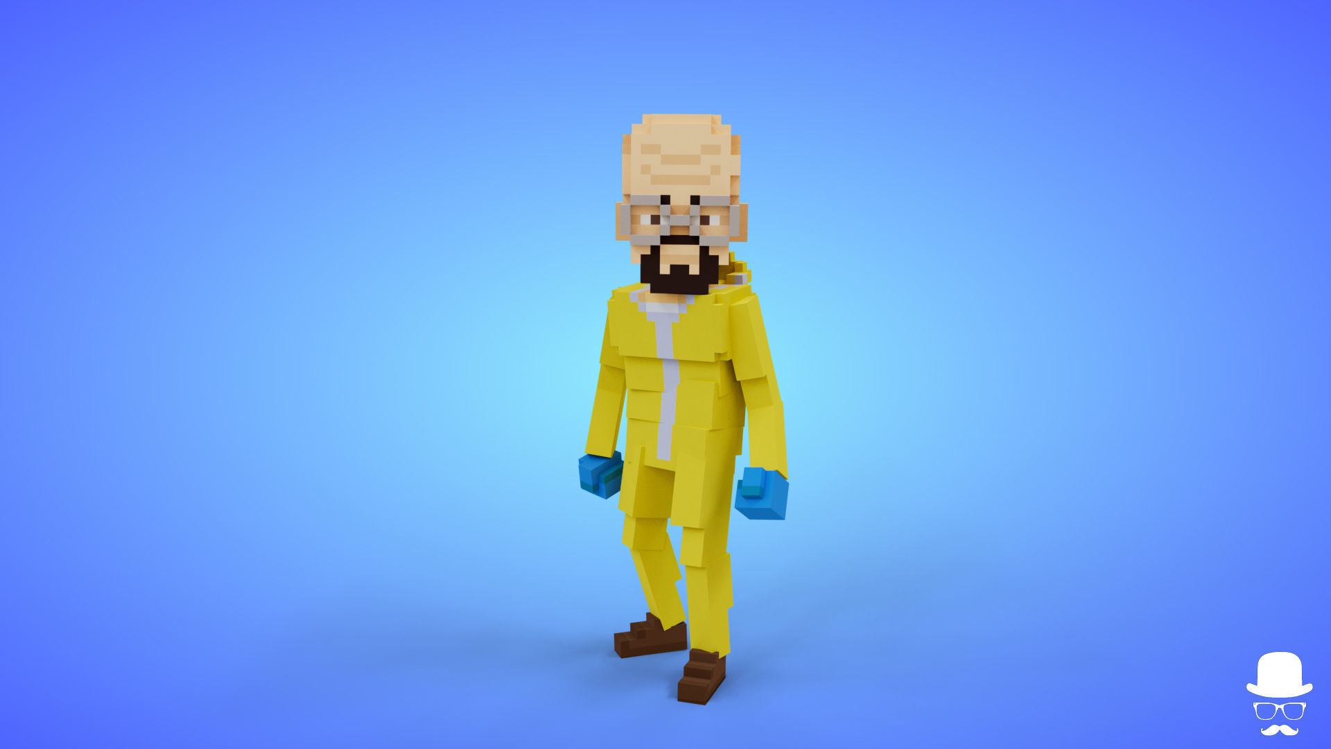 Voxel Characters Pack - Low Poly 3D Art Low-poly 3D model_28