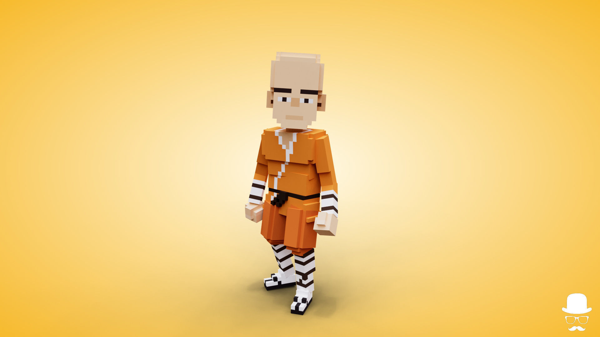Voxel Characters Pack - Low Poly 3D Art Low-poly 3D model_27