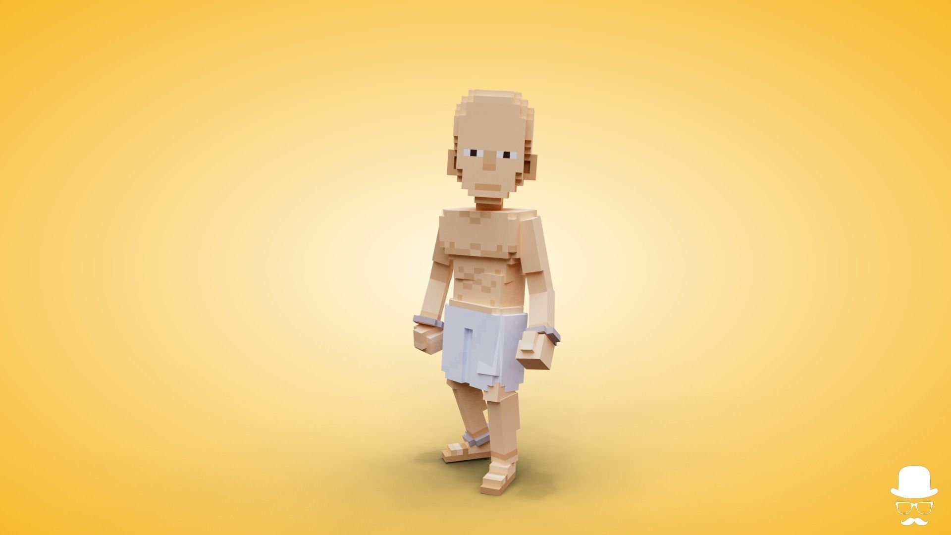 Voxel Characters Pack - Low Poly 3D Art Low-poly 3D model_13