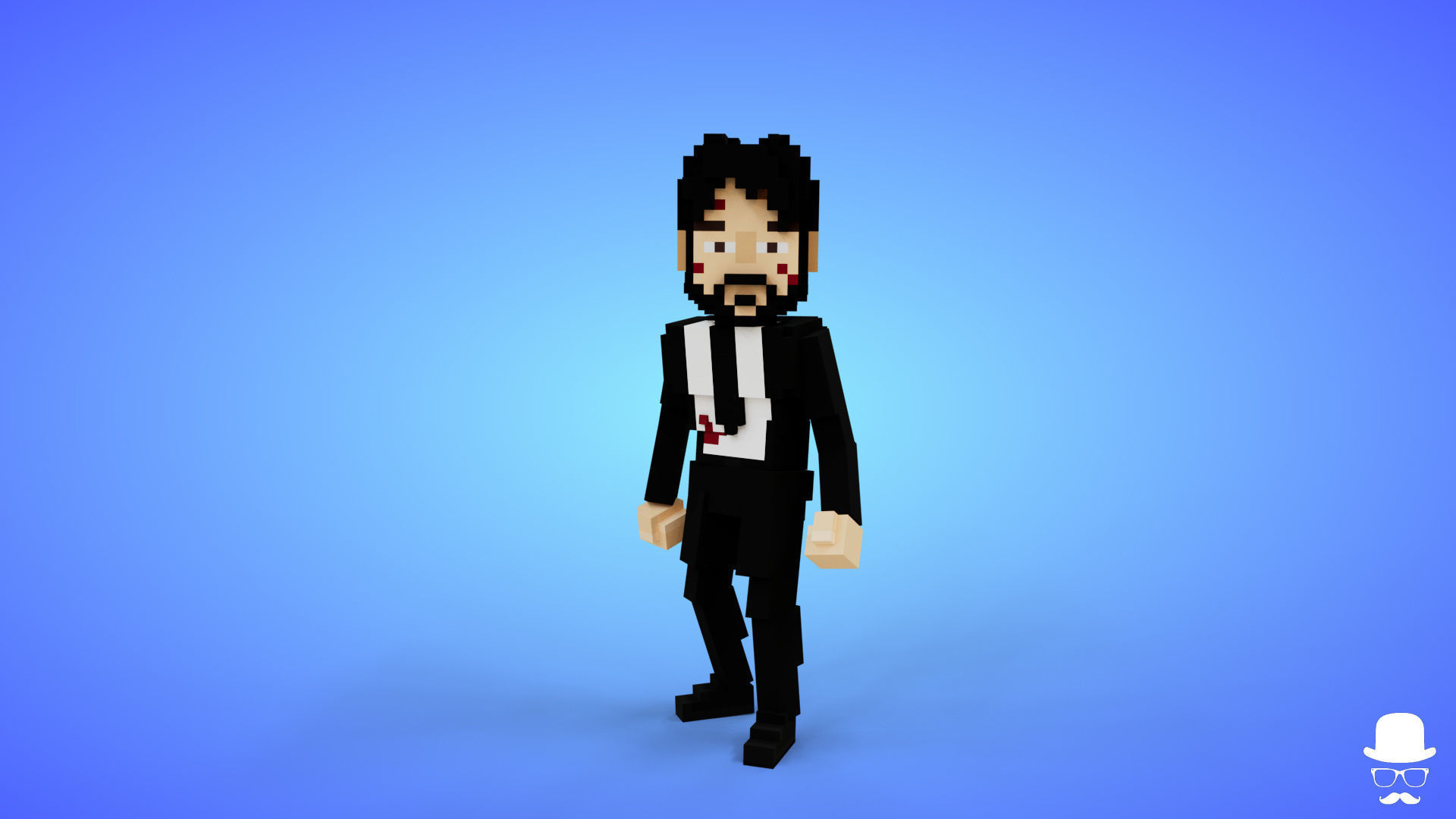 Voxel Characters Pack - Low Poly 3D Art Low-poly 3D model_4