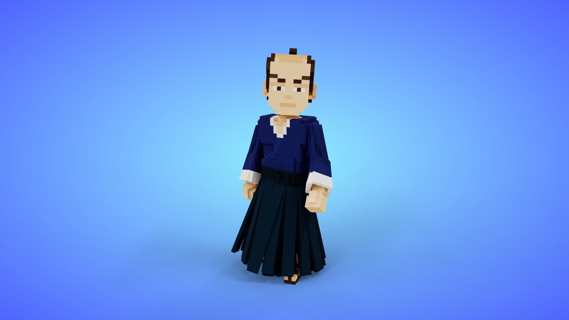 Voxel Characters Pack - Low Poly 3D Art Low-poly 3D model_19