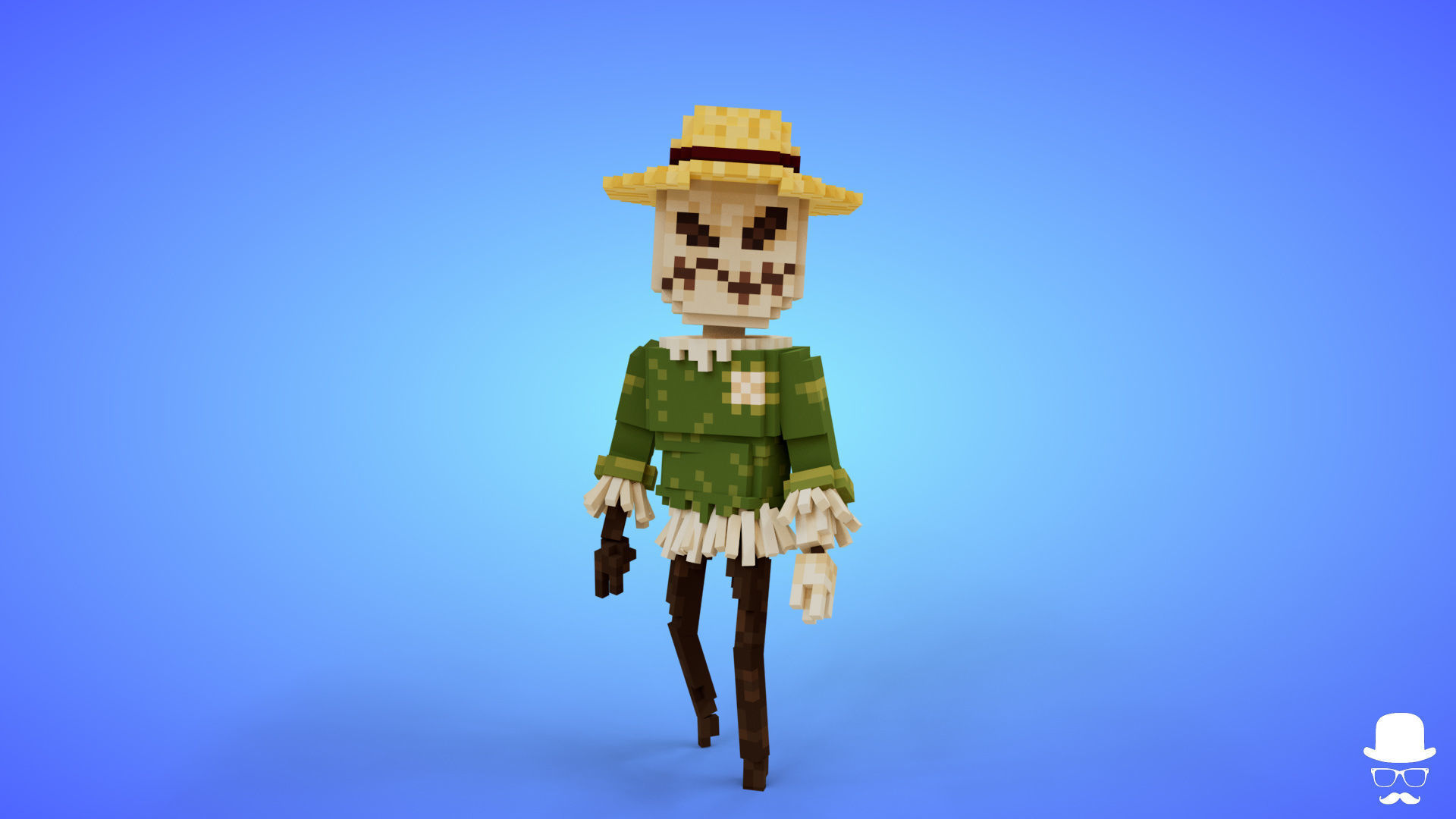 Voxel Characters Pack - Low Poly 3D Art Low-poly 3D model_7