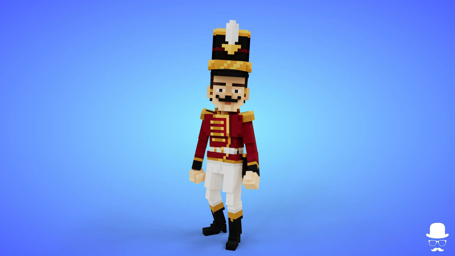 Voxel Characters Pack - Low Poly 3D Art Low-poly 3D model_5