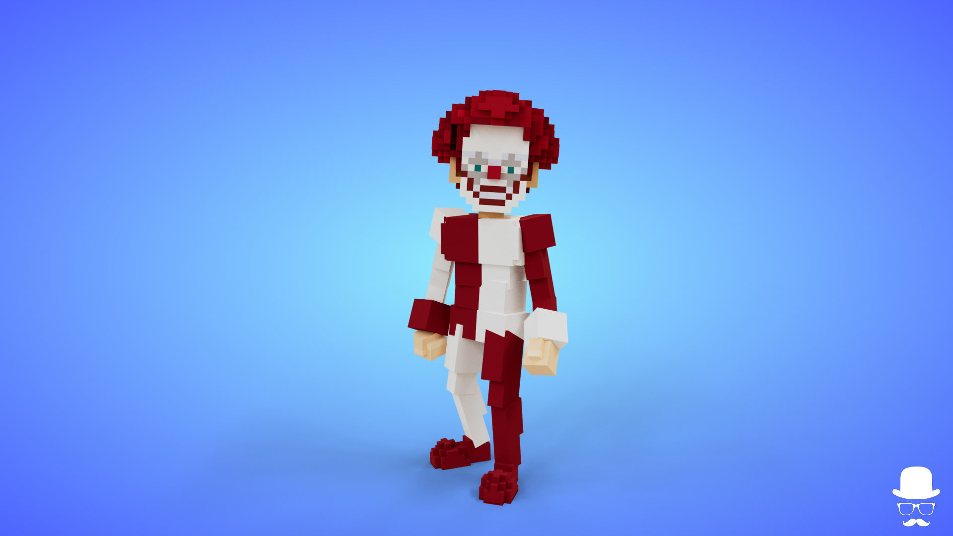 Voxel Characters Pack - Low Poly 3D Art Low-poly 3D model_23