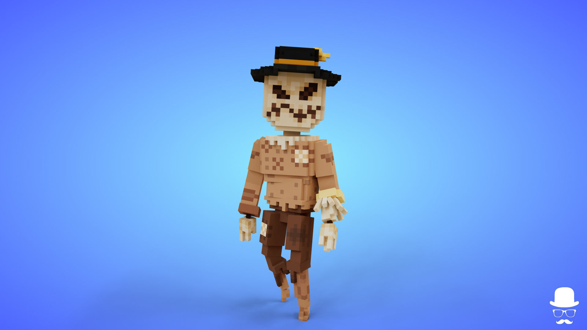 Voxel Characters Pack - Low Poly 3D Art Low-poly 3D model_6