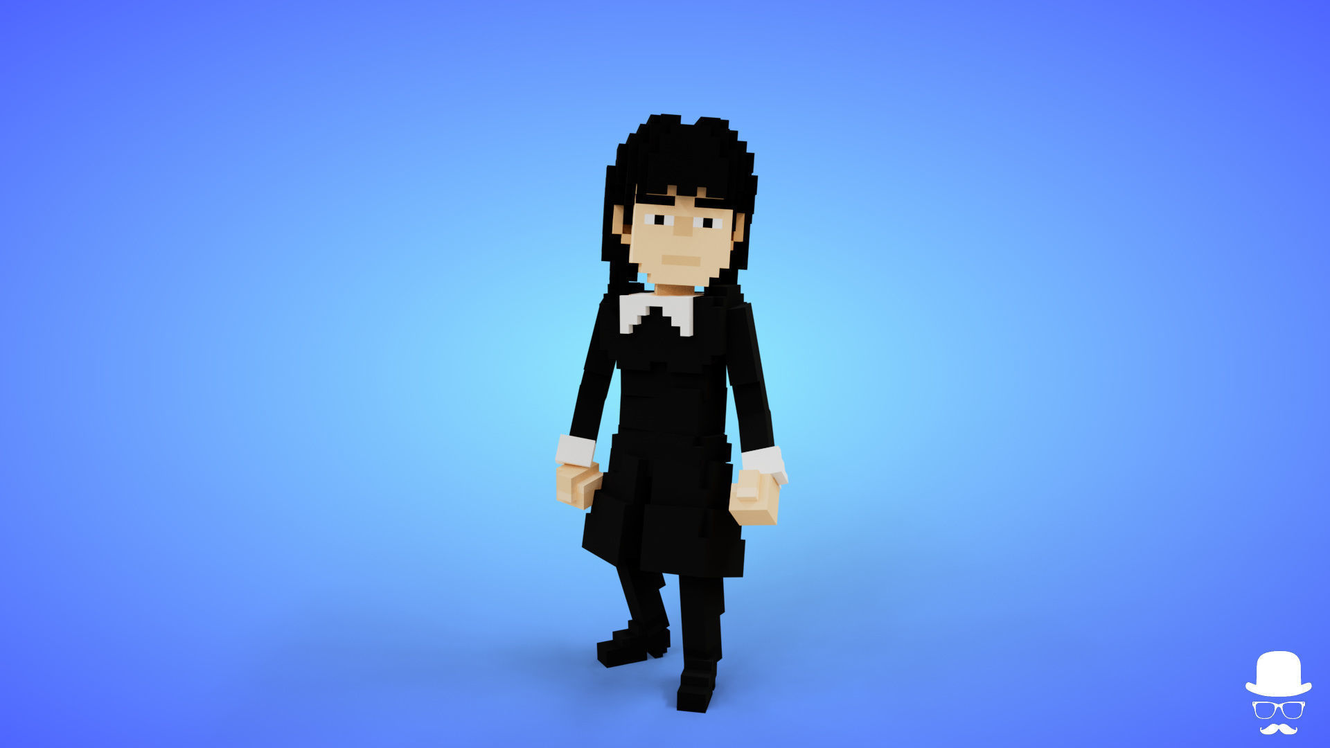 Voxel Characters Pack - Low Poly 3D Art Low-poly 3D model_26