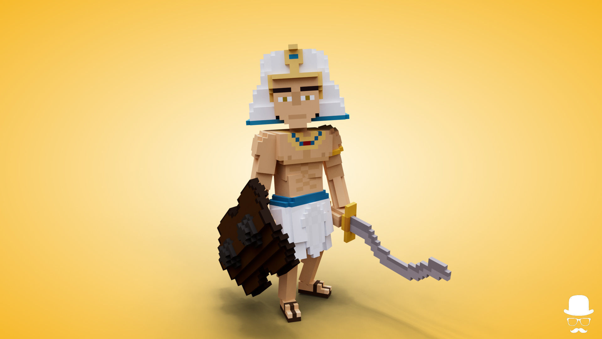 Voxel Characters Pack - Low Poly 3D Art Low-poly 3D model_14