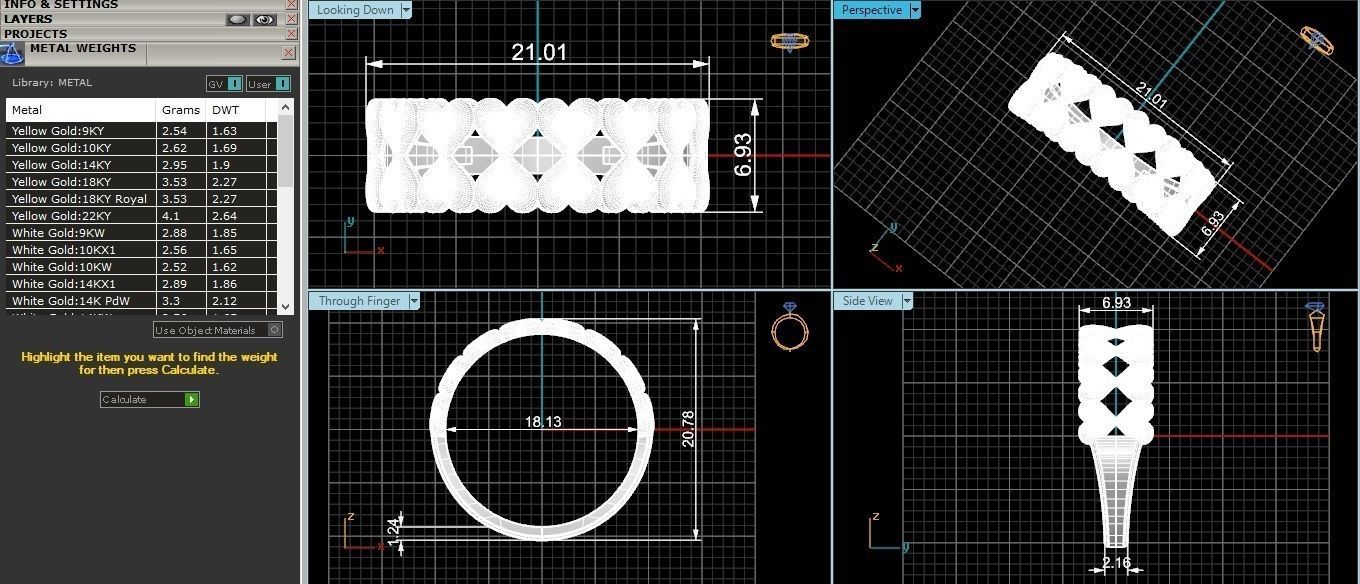 Heart Love Valentine Plain Gold Ring 3dm stl renders details 3D print model_3