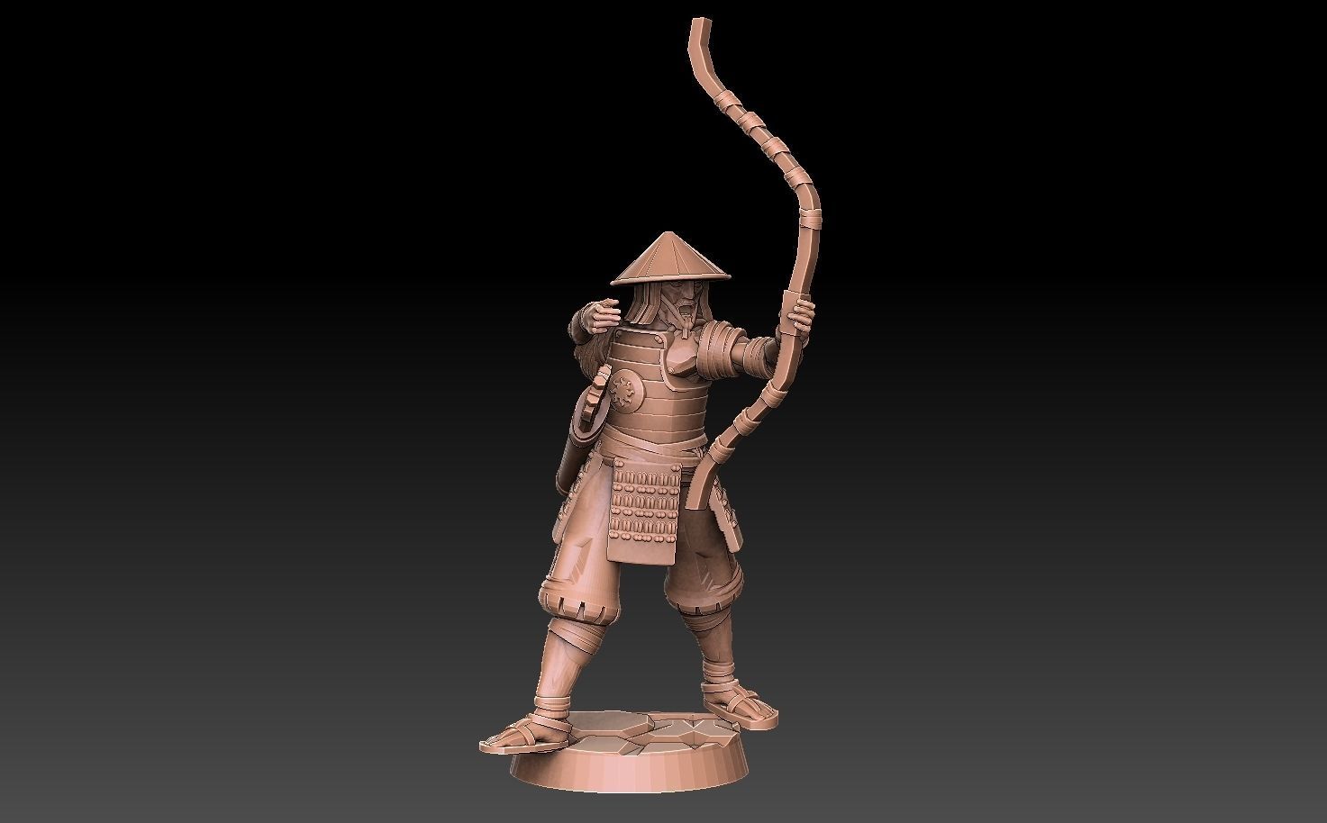 Ashigaru Archer Regiment 3D print model_4