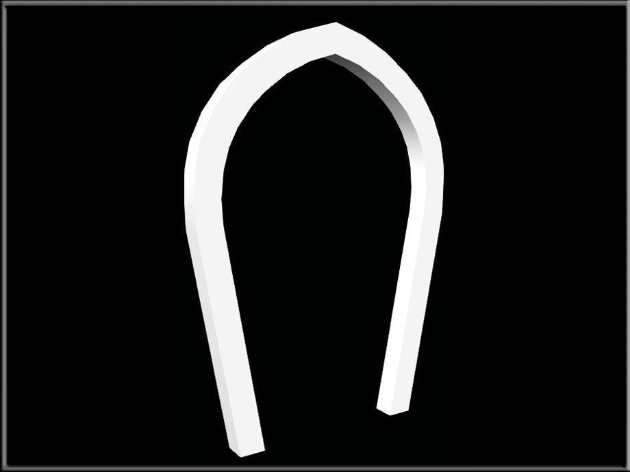 Pointed Horseshe Arch Low-poly 3D model_5