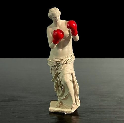 VENUS DE MILO - BOXING - STATUE - DECOR 3D print model