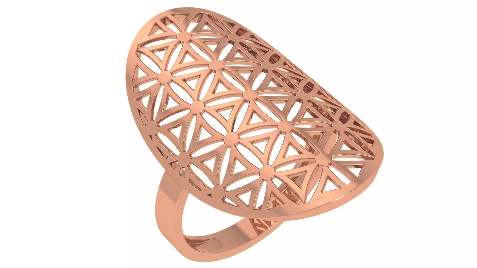 Fusion Wire Mesh Plain Gold Ring 3dm stl renders details 3D print model_0