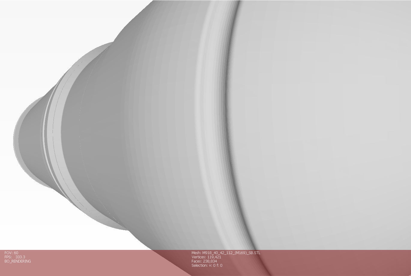 M918 40mm Projected Grenade Shell Projectile Cartridge  3D model_14