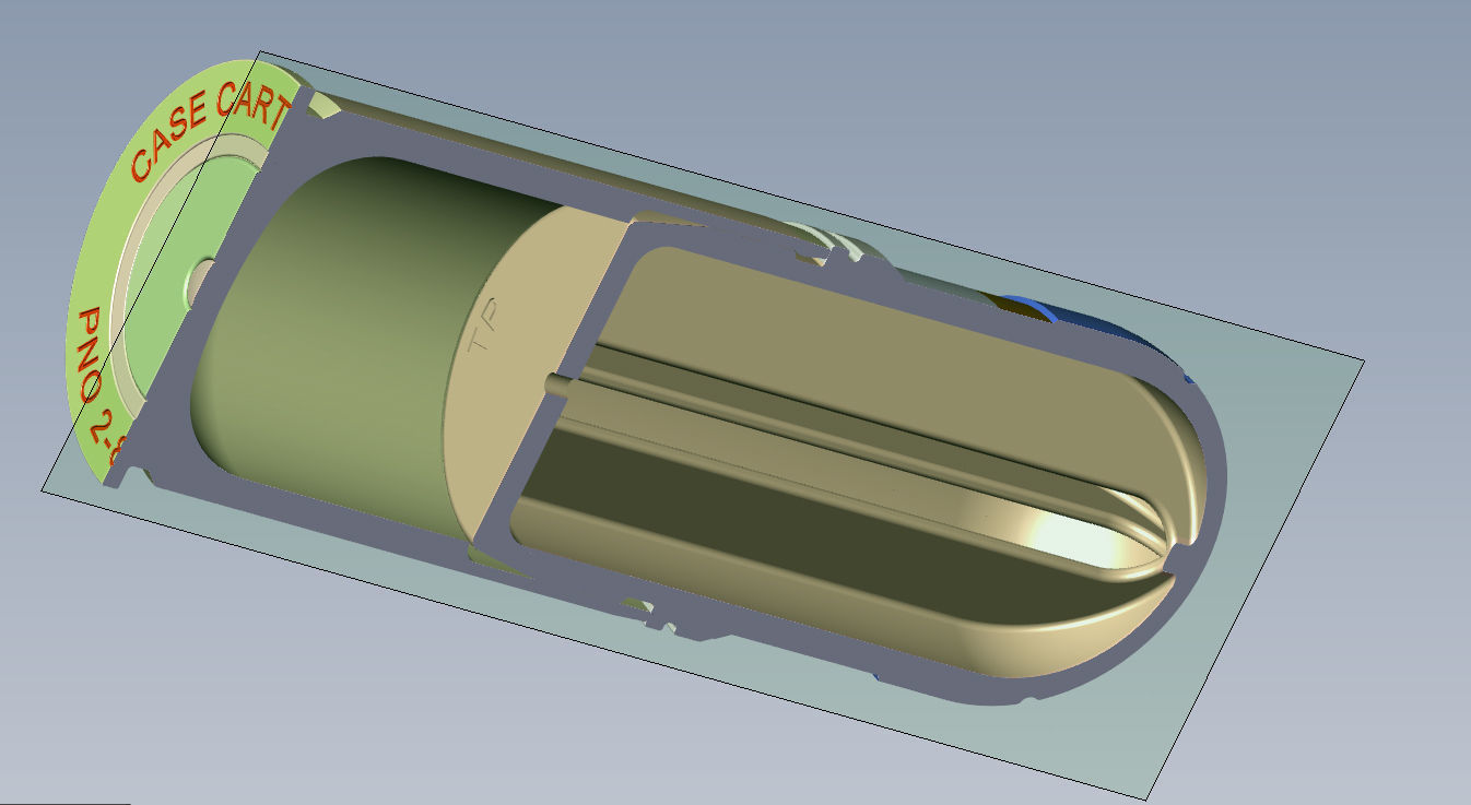 M918 40mm Projected Grenade Shell Projectile Cartridge  3D model_7