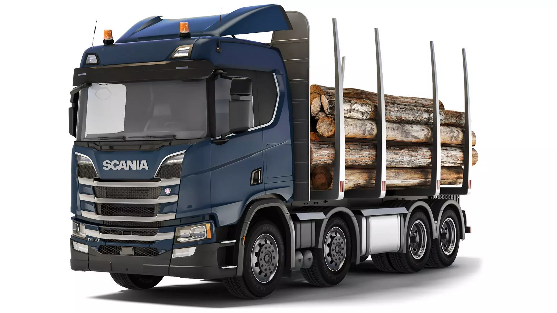 Truck R650 timber 2020 3D model
