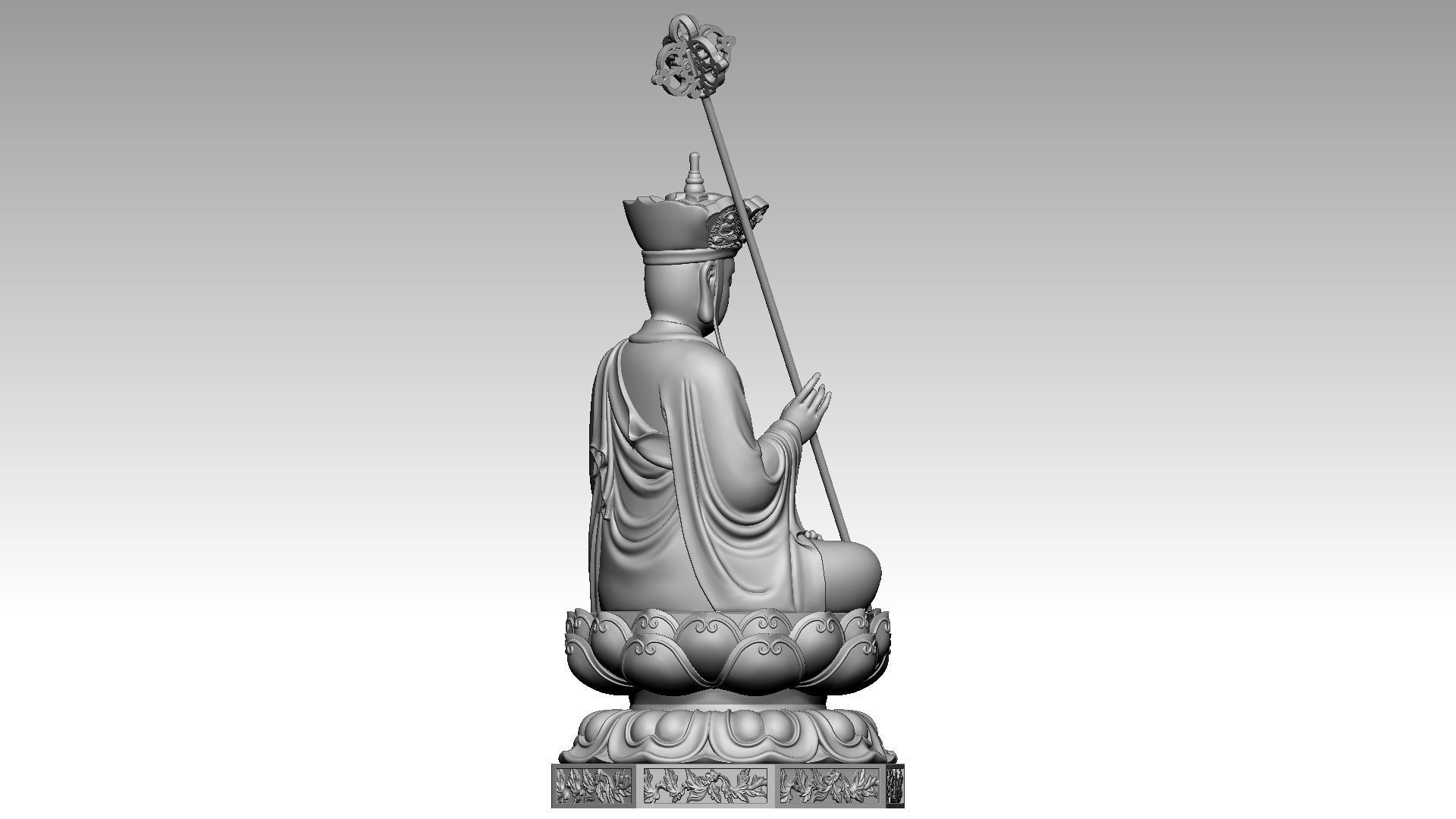 Ksitigarbha 3D print model_5