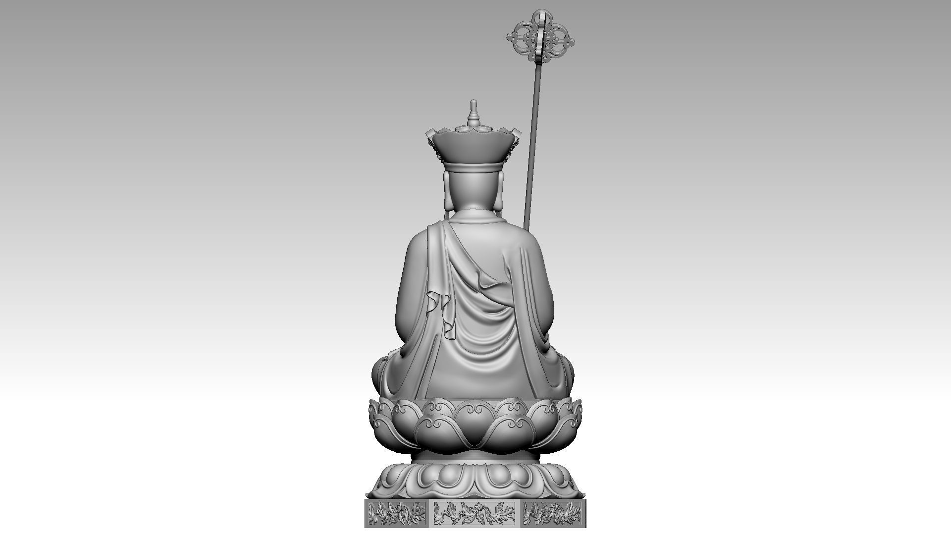 Ksitigarbha 3D print model_4