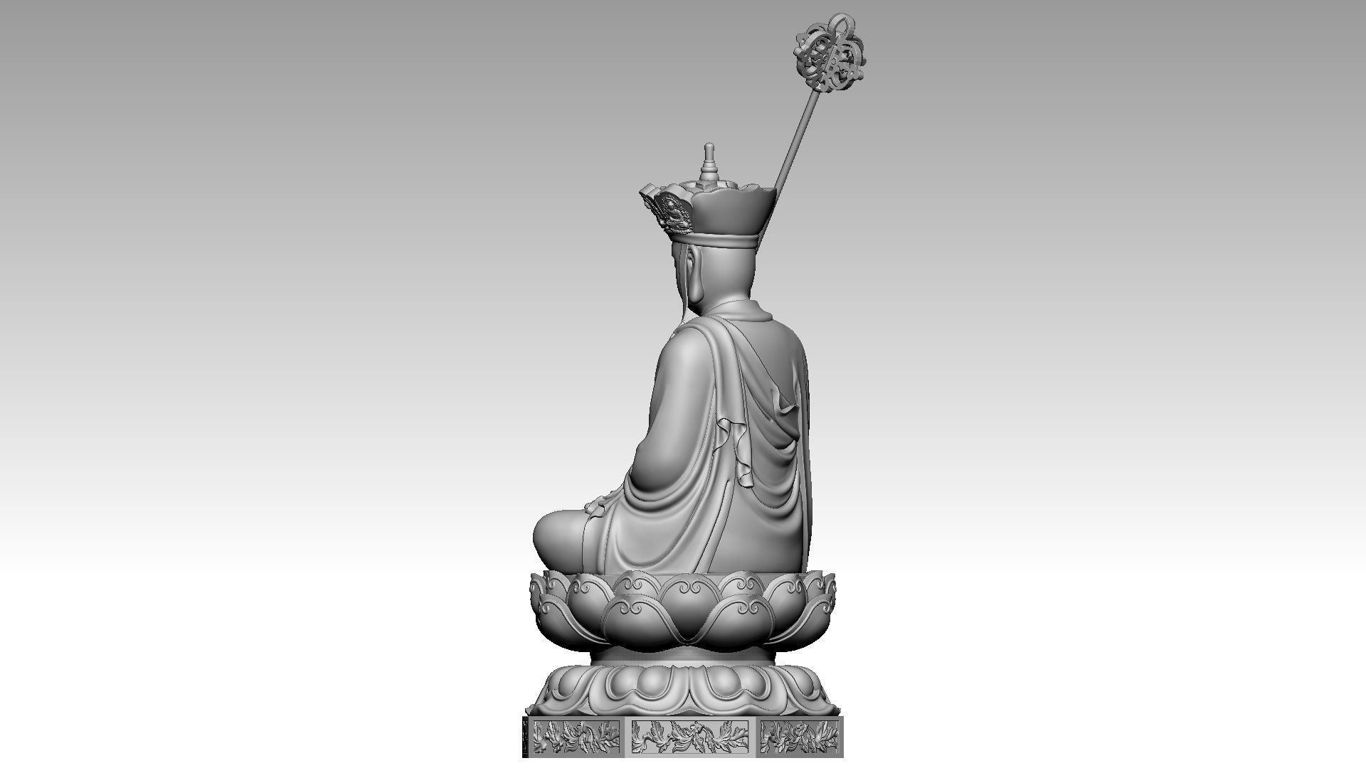 Ksitigarbha 3D print model_3