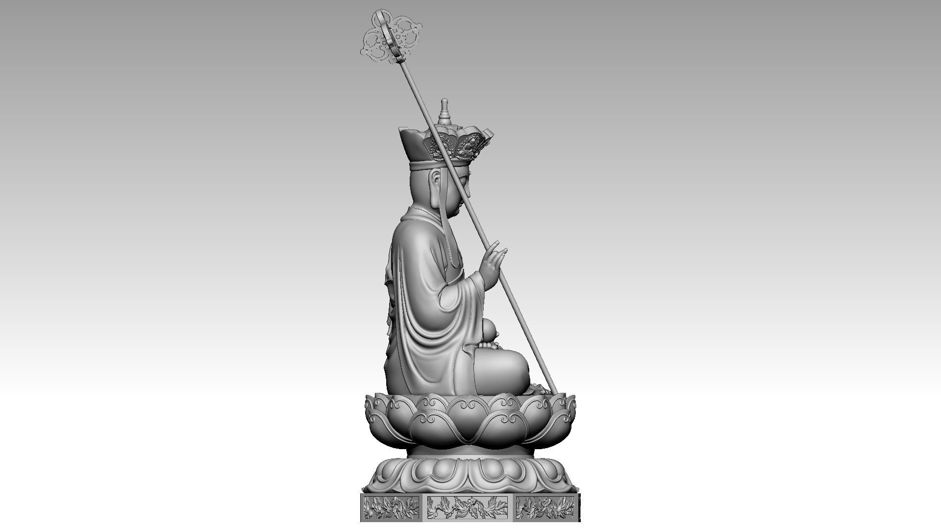 Ksitigarbha 3D print model_6