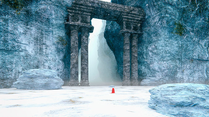the portal to the sub-zero domain Free 3D model