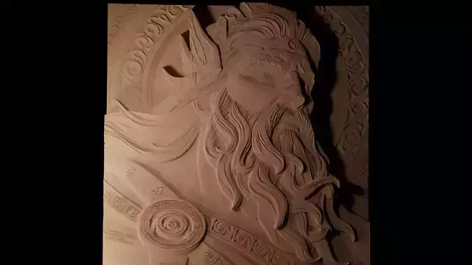 Tyr CNC 3d Print High Relief Sand Casting