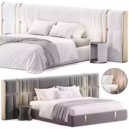 Nova bed by Hessentia Cornelio Cappellini