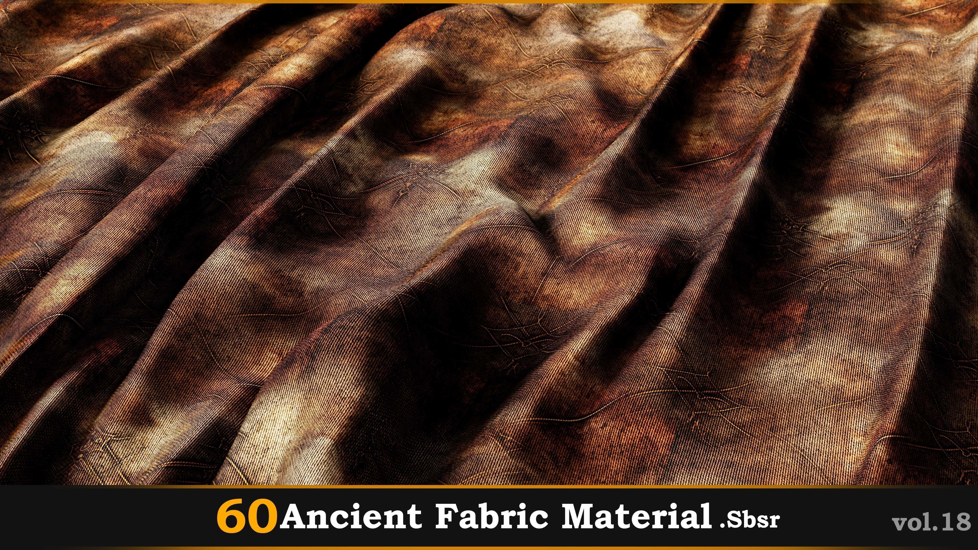 60 Ancient Fabric Material-Sbsar Vol-18 Texture_23