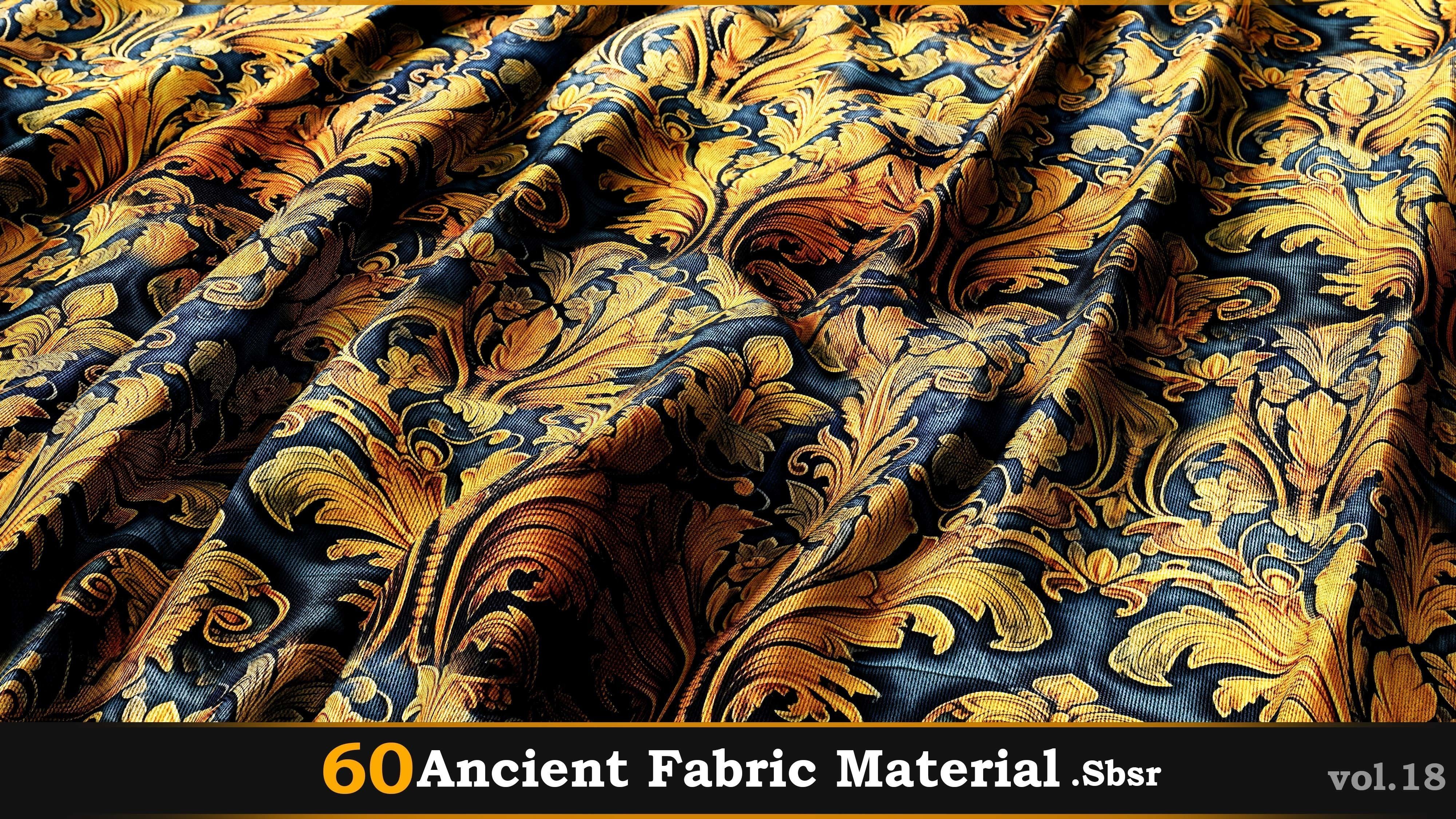 60 Ancient Fabric Material-Sbsar Vol-18 Texture_32