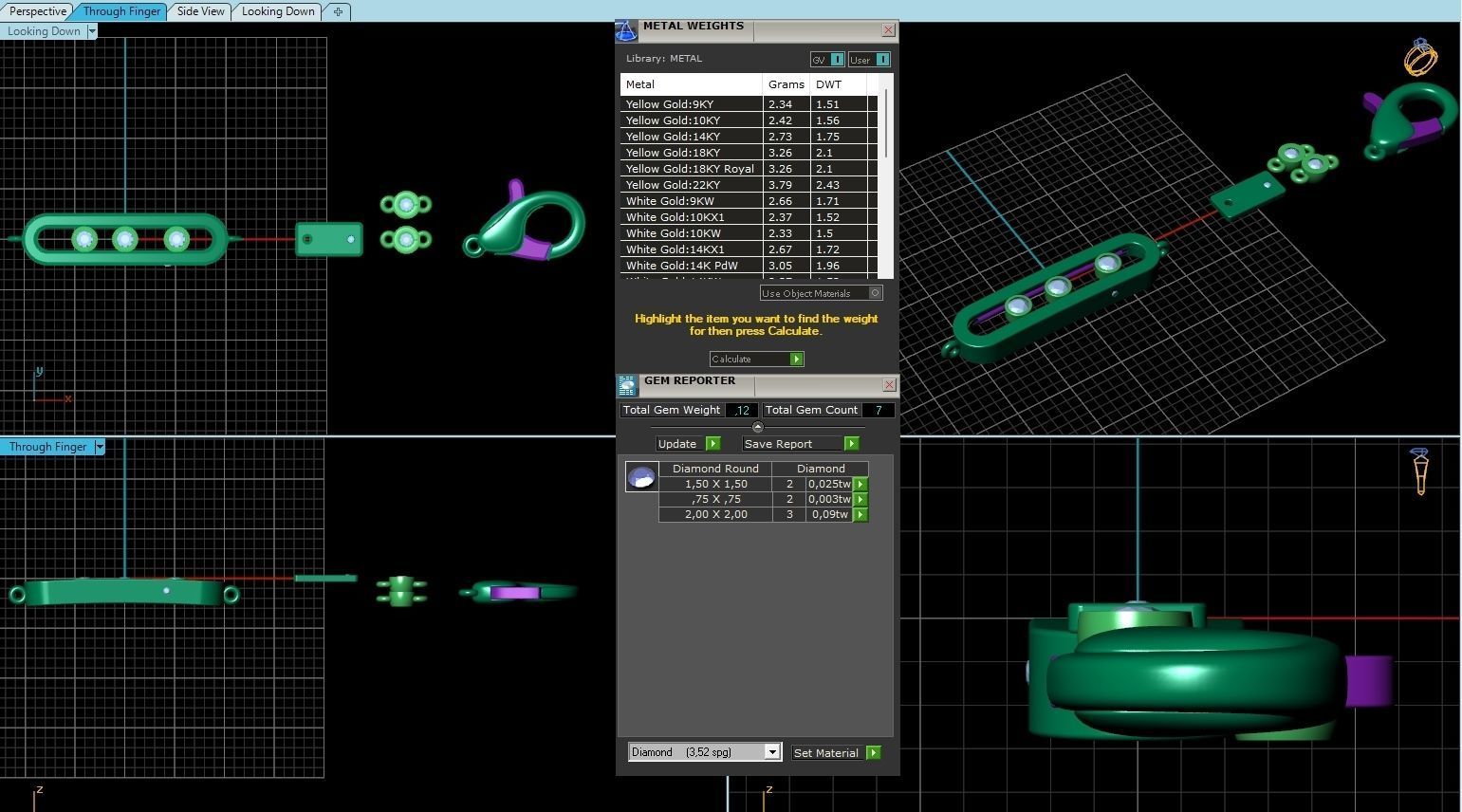 Bracelet Messika Move 3D print model_3