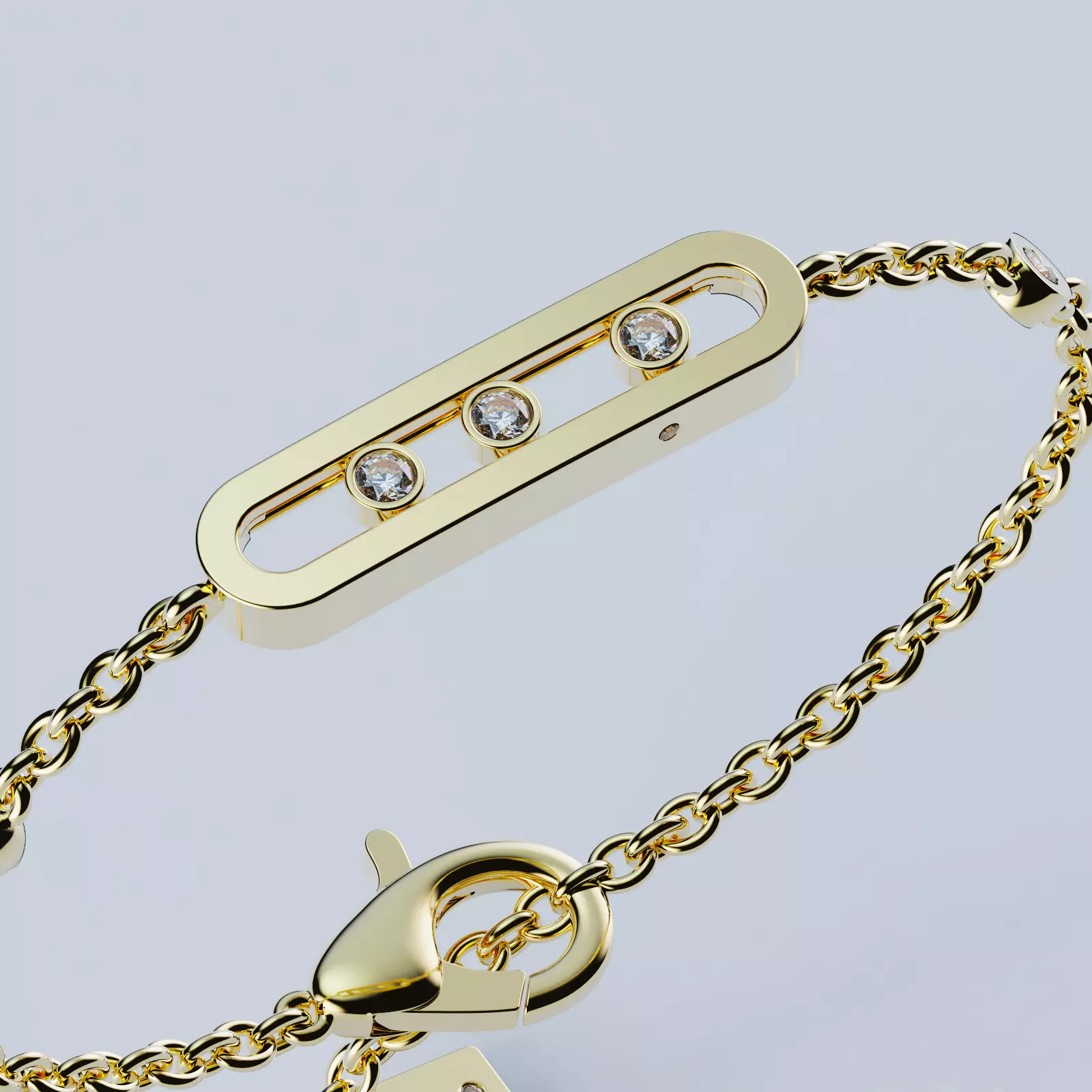 Bracelet Messika Move 3D print model_0