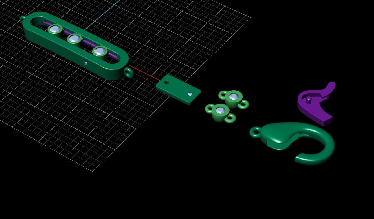 Bracelet Messika Move 3D print model_6