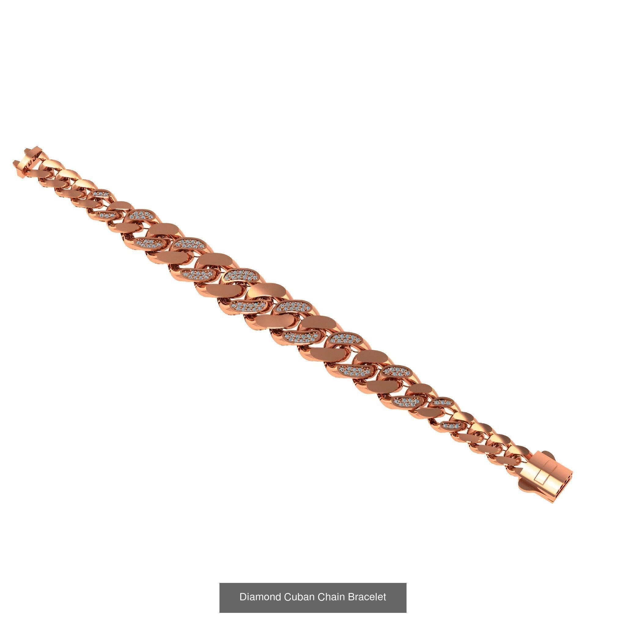 121 Cuban Chain Bracelet Necklace Collection _18