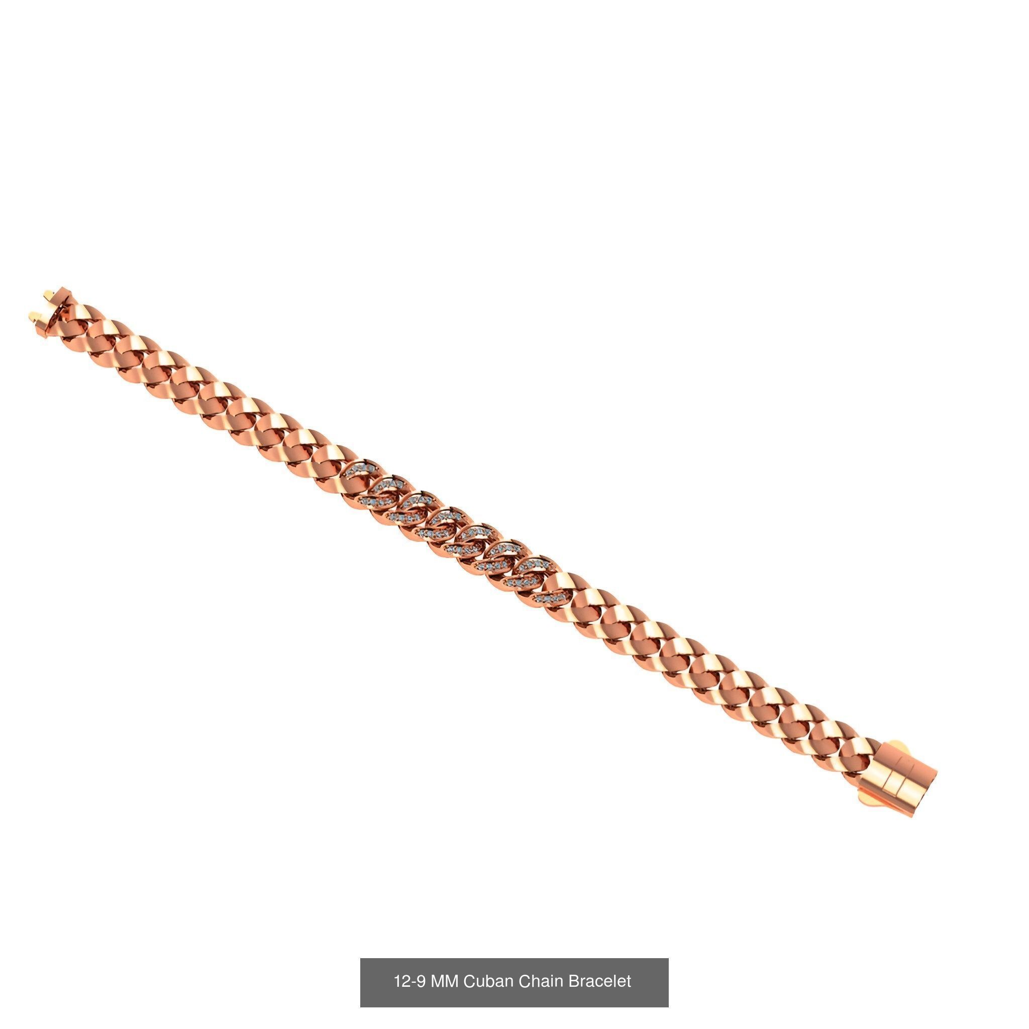 121 Cuban Chain Bracelet Necklace Collection _101