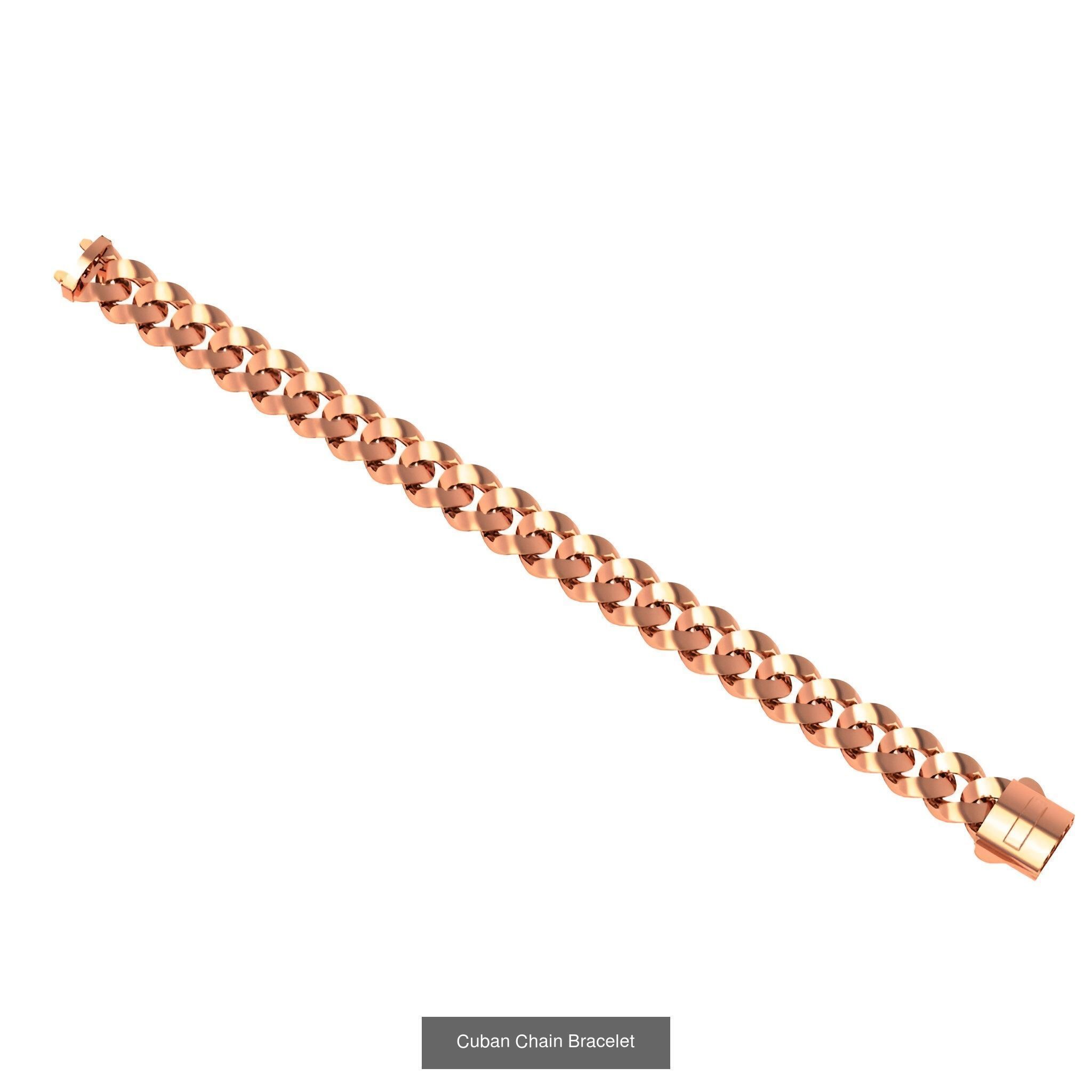121 Cuban Chain Bracelet Necklace Collection _90