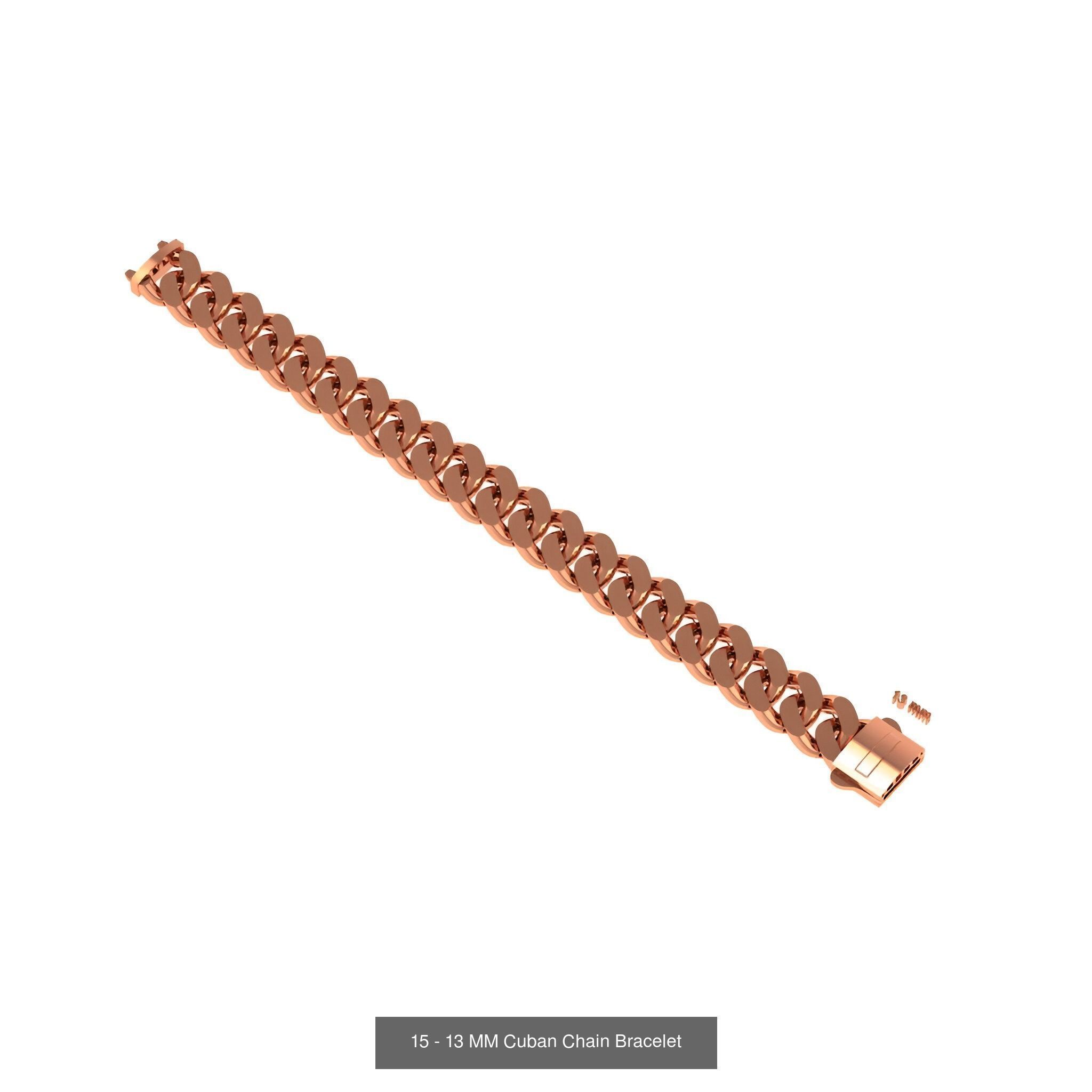 121 Cuban Chain Bracelet Necklace Collection _46