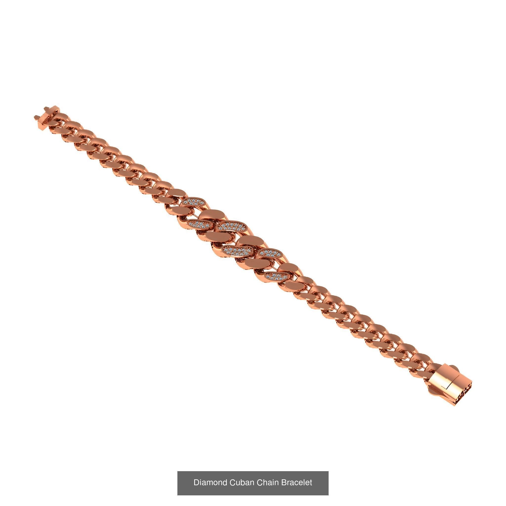 121 Cuban Chain Bracelet Necklace Collection _9